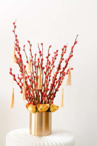 CNY25 – Bold Red Lunar Willows - Image 3