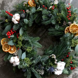 Christmas Candy Fresh Wreath