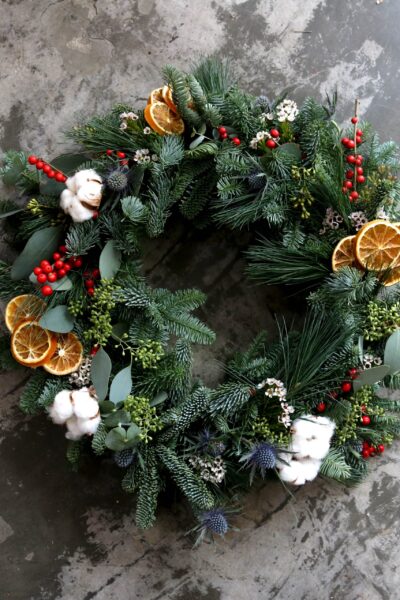 Christmas Candy Fresh Wreath