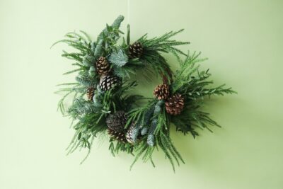 Christmas Oak Fresh Christmas Wreath
