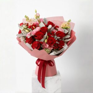 12 stalks of red roses - Elis