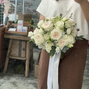 Classic White Bridal Bouquet
