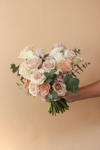 Quicksand & Cappuccino Bridal Bouquet - Image 2