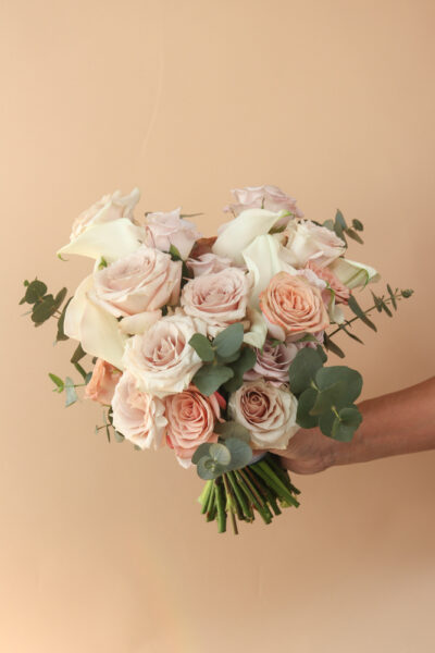 Quicksand & Cappuccino Bridal Bouquet