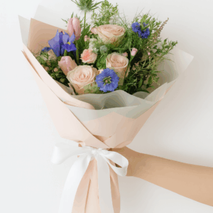 Cappuccino Roses and Elegance Brownie Tulips - Coffee Time
