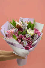 Double Petal Lily - Lavender Blush