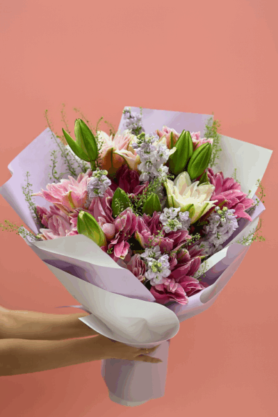 Double Petal Lily - Lavender Blush