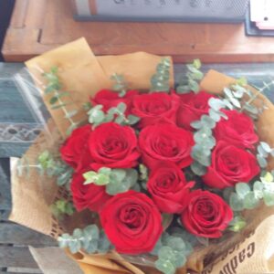 12 Stalks roses - Amour Éternel