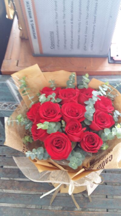 12 Stalks roses - Amour Éternel