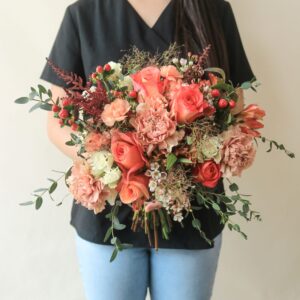 Cherry Bloom Bridal Bouquet