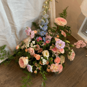 Pastel Floral Hedges