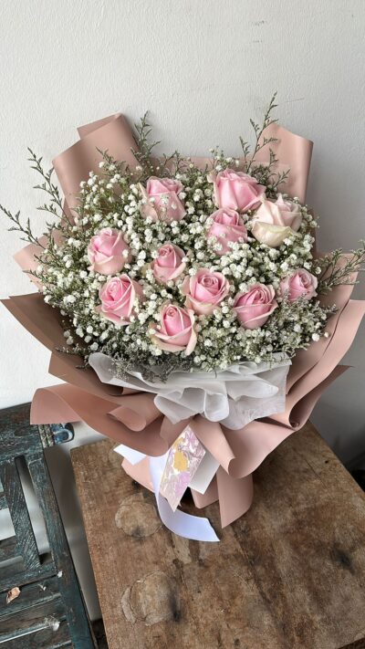 Pink Rosy Embrace