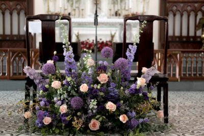Purple Theme Hedges