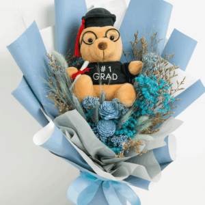 Sky - Preserved Graduation Bouquet