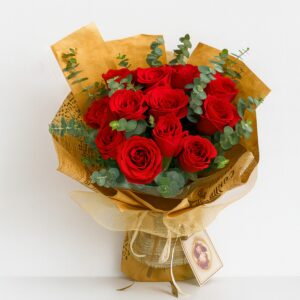 12 Stalks roses - Amour Éternel