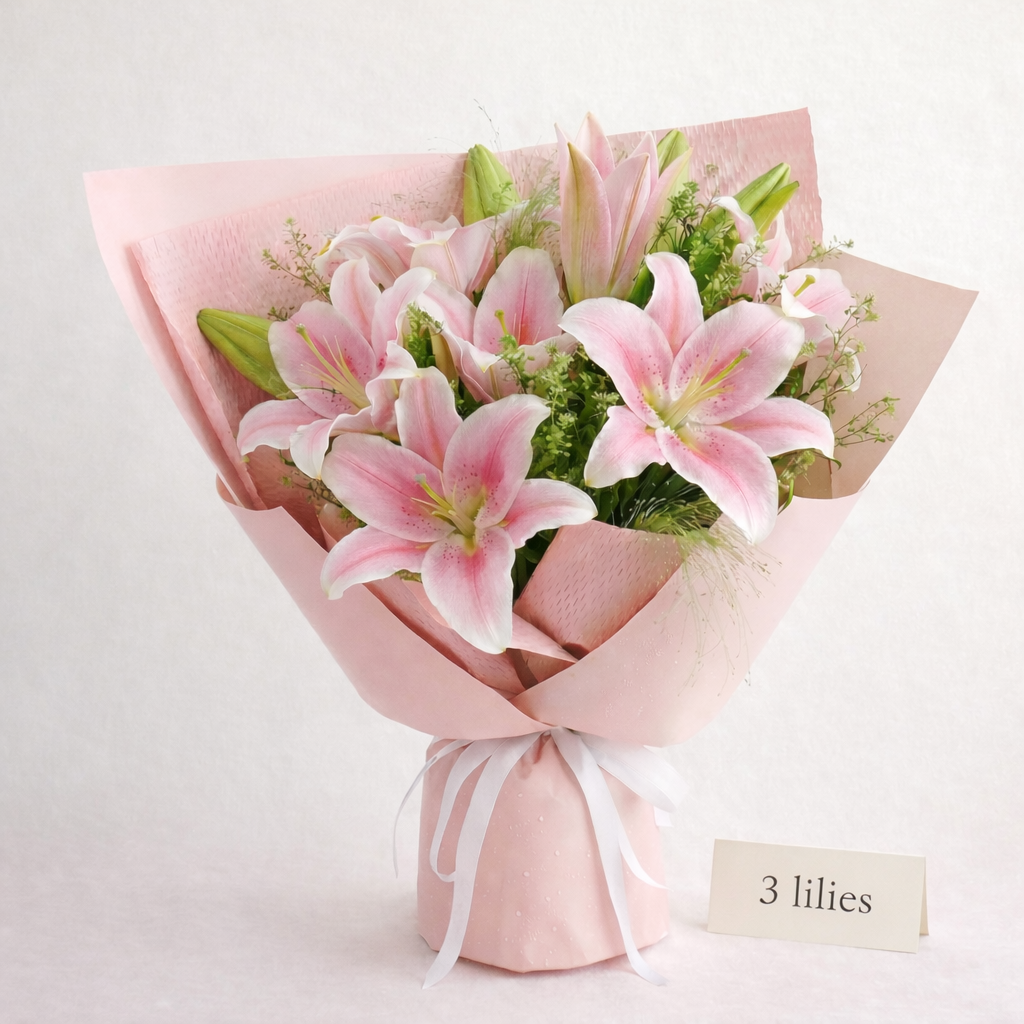 3SinglePetalLilies_Pink_Alt 3SinglePetalLilies_Pink_Alt