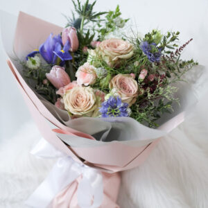 Cappuccino Roses and Elegance Brownie Tulips - Coffee Time