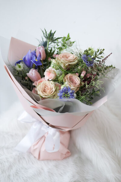 Cappuccino Roses and Elegance Brownie Tulips - Coffee Time