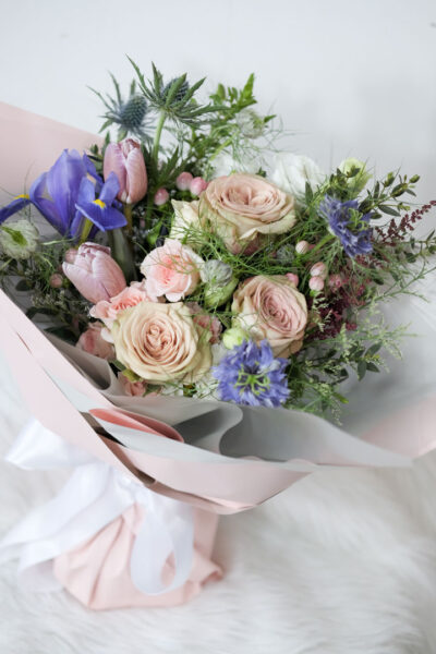 Cappuccino Roses and Elegance Brownie Tulips - Coffee Time - Image 2